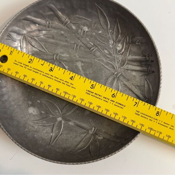 Vintage Everlast Bali Bamboo Forged Aluminum Trinket Bowl - Picture 7 of 8